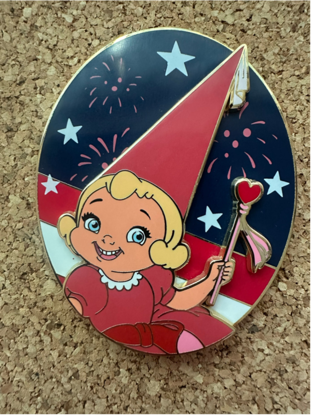 Disney DSF DSSH Princess and the Frog Charlotte Patriotic 4th of July LE 300 Pin